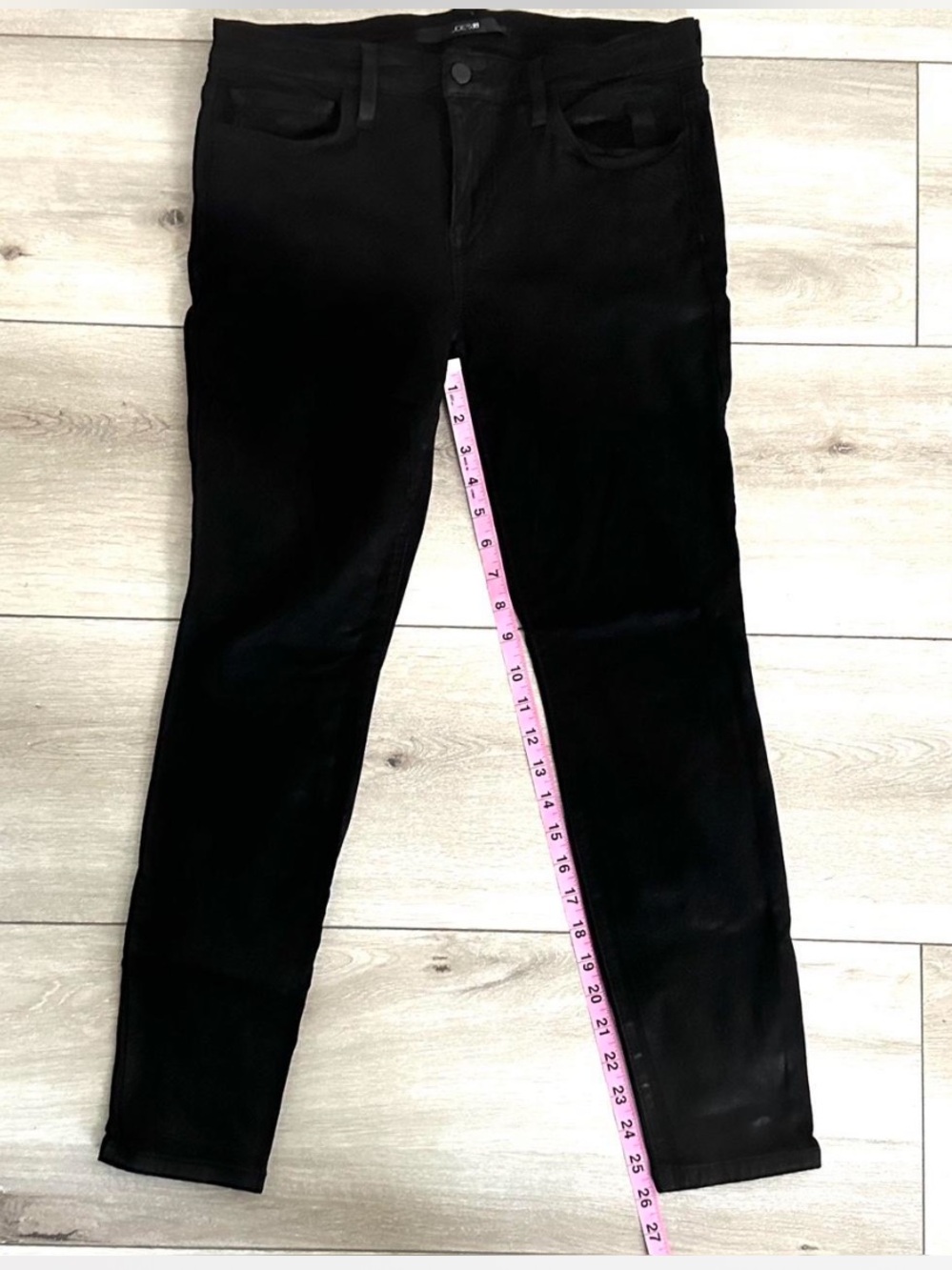 Joe's Jeans Black Skinny Women's Jeans with Shiny Sheen